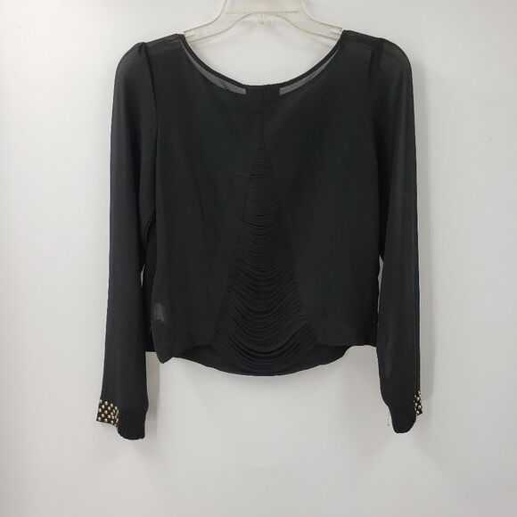 DO & BE black cut back crop top - Picture 2 of 7